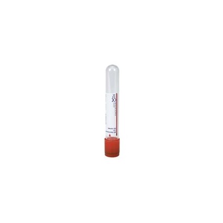 Vacutainer glas, 10 ml, rød, til serumanalyser, 100 stk.