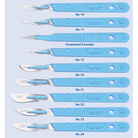 Swann Morton engangs knivsblade nr. 20, 100 stk.