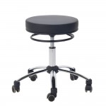 Stool with release ring, black