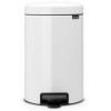  Brabantia 100%  Brabantia Pedalspand newIcon 12 Liter Hvid - 111969