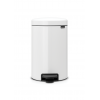  Brabantia 100%  Brabantia Pedalspand newIcon 12 Liter Hvid - 111969