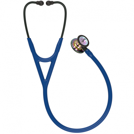 Littmann Cardiology IV - marineblå, black/regnbue udgave