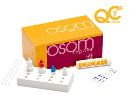 OSOM strepA test - halspodning