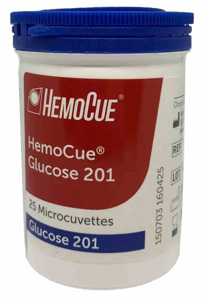 HemoCue - Glucose 201+ kuvetter 25 st. In box
