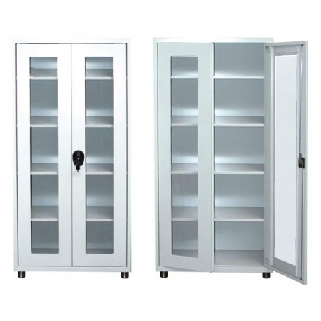 Instrument Cabinet 180x80x40, lockable, glass doors