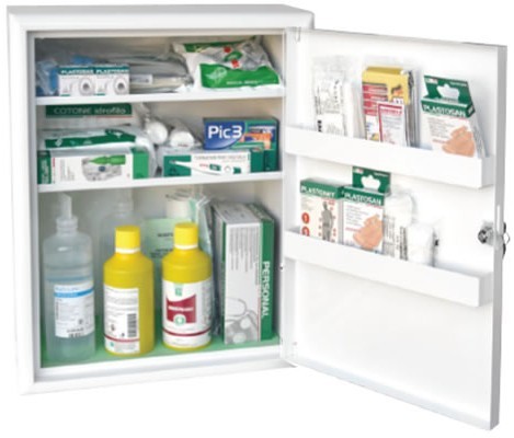 Medicinskab, 34x18x46cm, låsbart