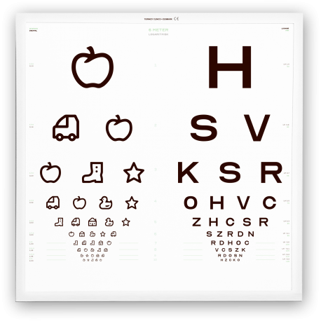 60x60 - LED Lyspanel med magnetisk synstavle