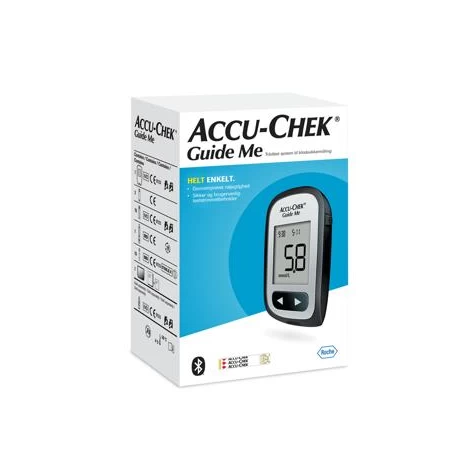 AccuCheck Guide Me set med Bluetooth