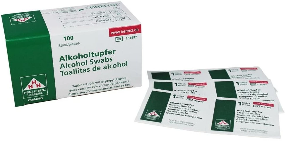 Alcoholswaps, 100 stk.
