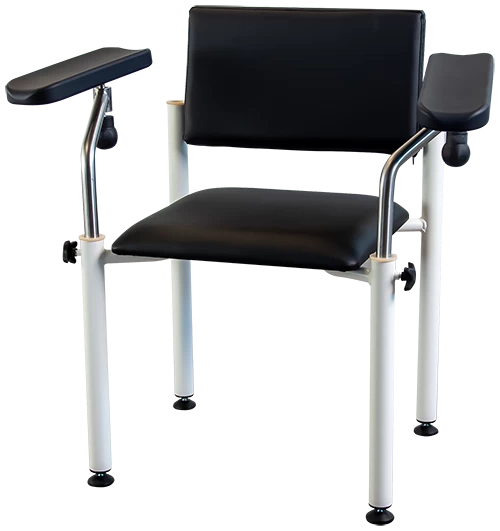 Blood sampling chair, black