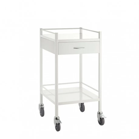 Clinic table (assembled upon delivery), white, 49 cm. wide