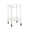 Clinic table (assembled upon delivery), white, 49 cm. wide