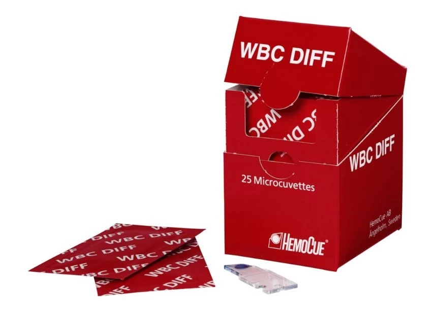 Hemocue WBC-DIFF kuvetter 2x25 stk - boks