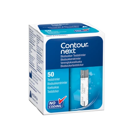 Contour Next, Blodsocker testremsor, 50 st