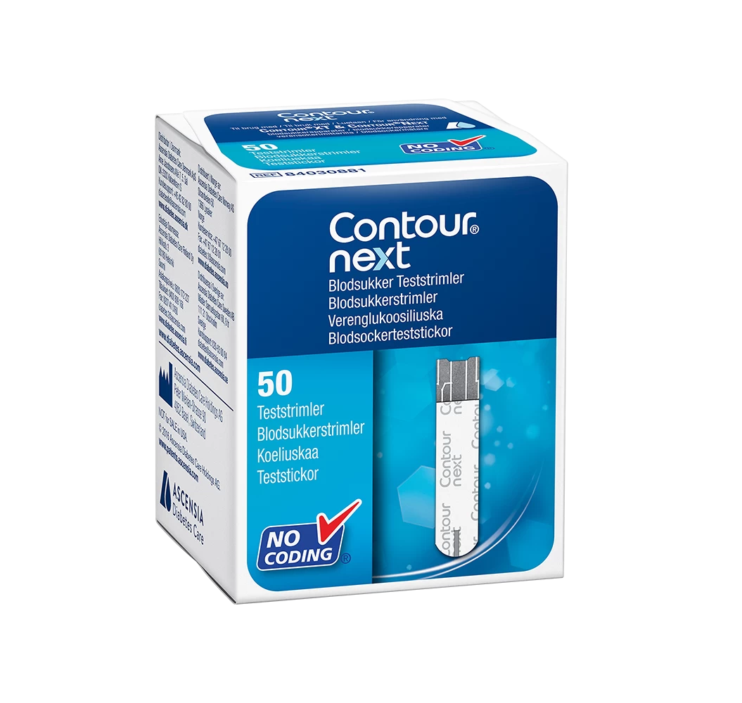 Contour Next, Blodsukker teststrimler, 50 stk.
