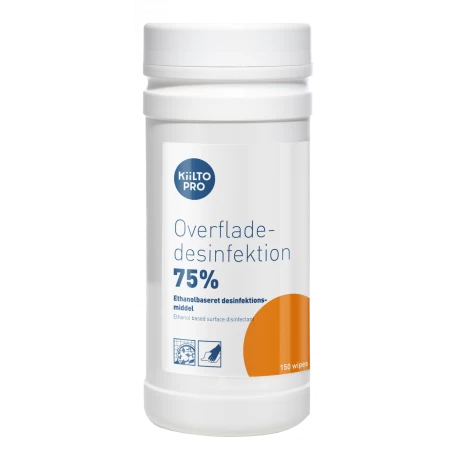 Antibac ethanol 75% Overfladedesinfektion Wipes 150 stk.