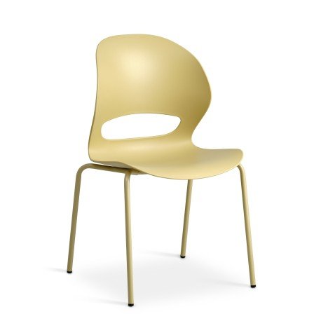 Luna stol, Mustard PVC