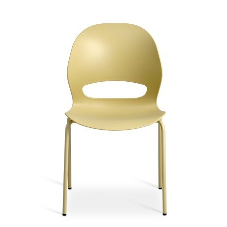 Luna stol, Mustard PVC