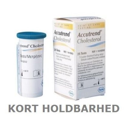 UDLØB: Accutrend® Kolesterol 25 teststrimler