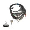 ECG patient cable (Ø4mm, banana connector, IEC), DX12