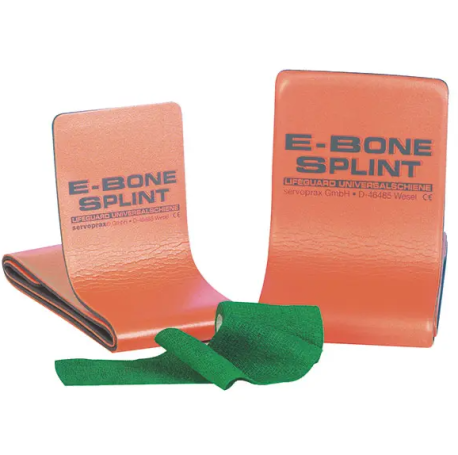 E-Bone Splint, orange/blå, 11 x 100 cm