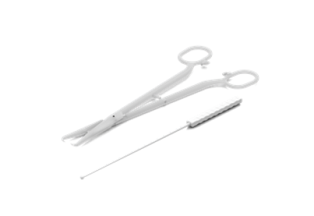 Spiral set, 2 instruments, disposable