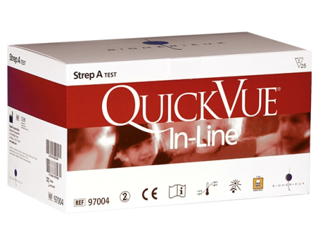 Hurtig Vue In-linje StrepA, 25 tester