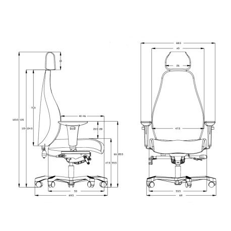 XL ErgoTech office chair