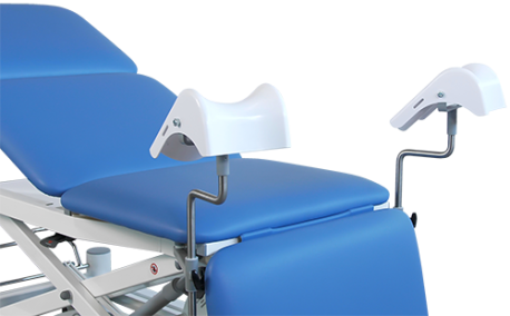 Praxi4 Elite - 4-section examination couch with electric lift and paper holder