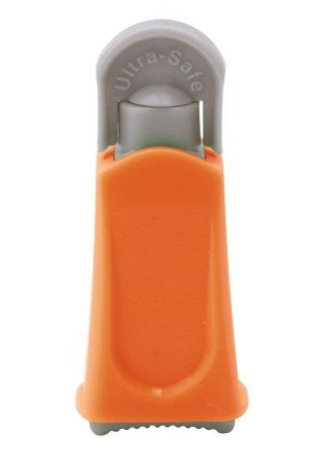 Ultrasafe Sikkerhedslancet, 21 G x 2,2 mm, 100stk. orange