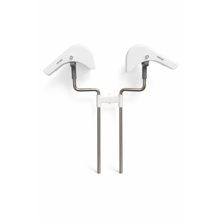 Wall bracket for leg supports