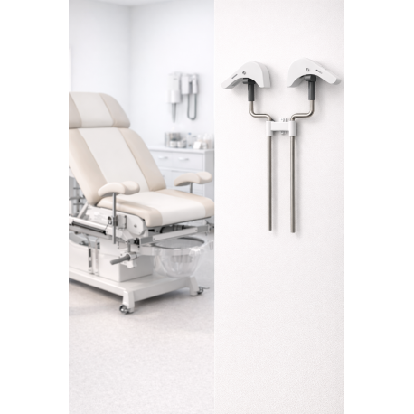 Wall bracket for leg supports